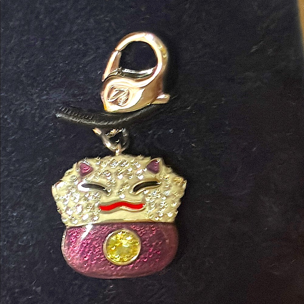 Swarovski Cat Charm